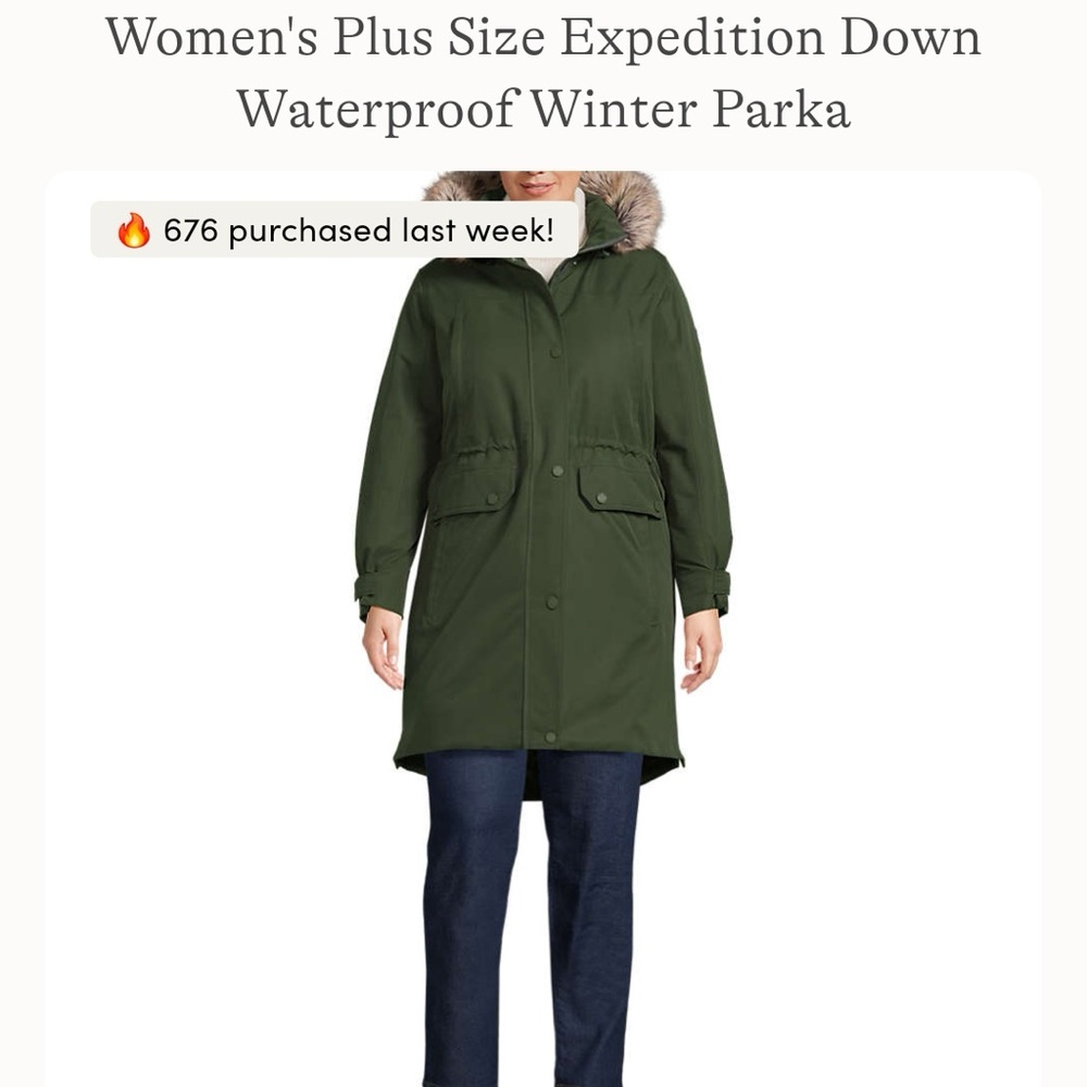 Red Winter Parka - Picture 4 of 4